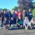 Première séance de foot en marchant avec nos amis de Vitalité océane Concarneau