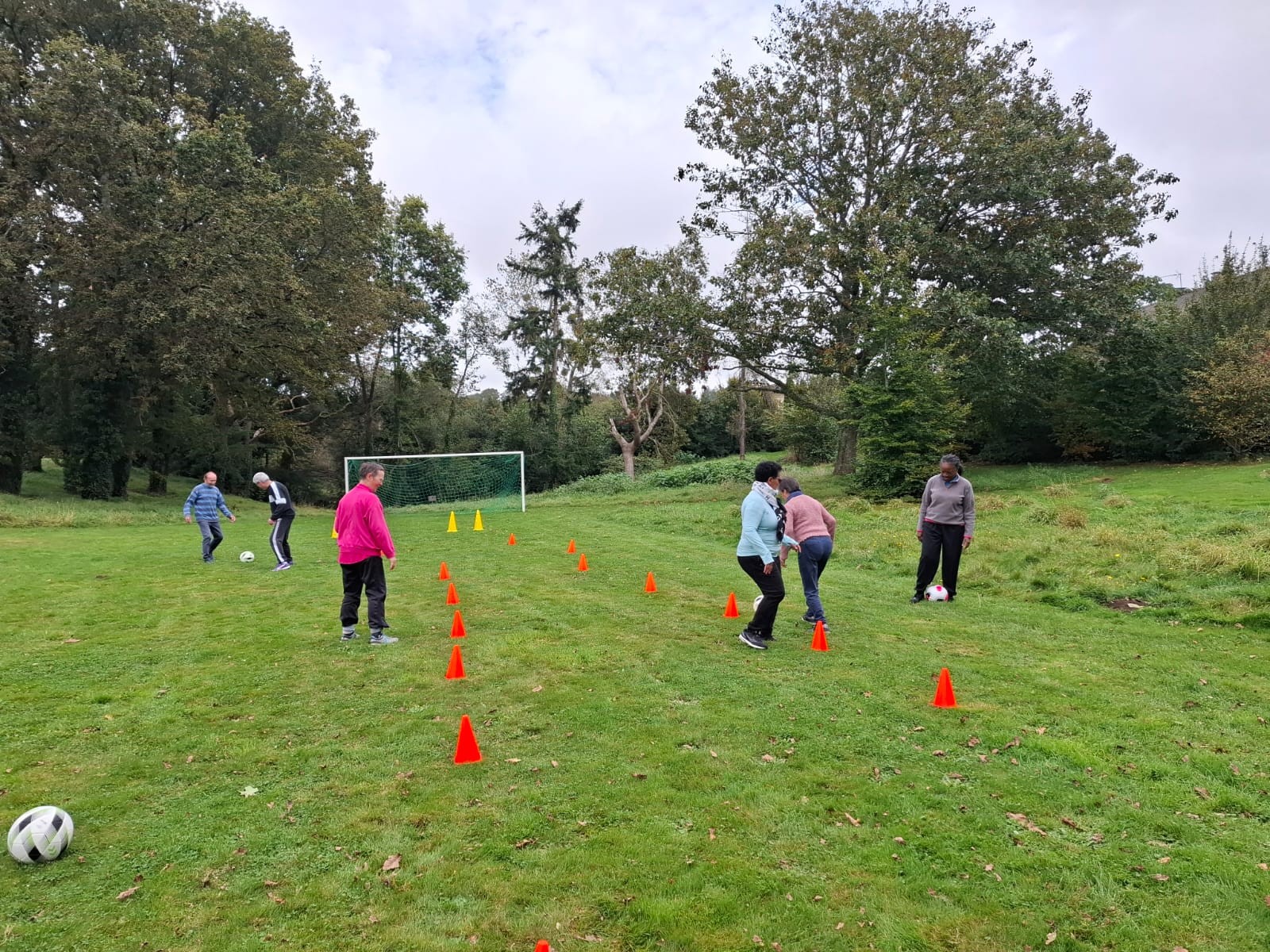 Football en marchant