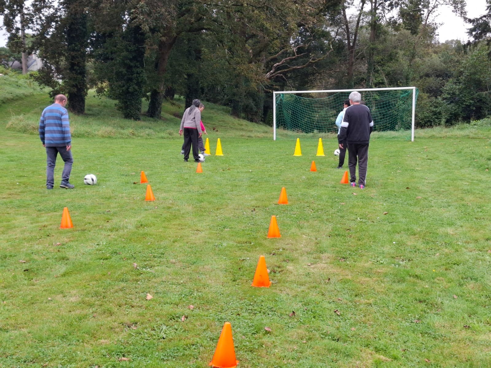 Football en marchant